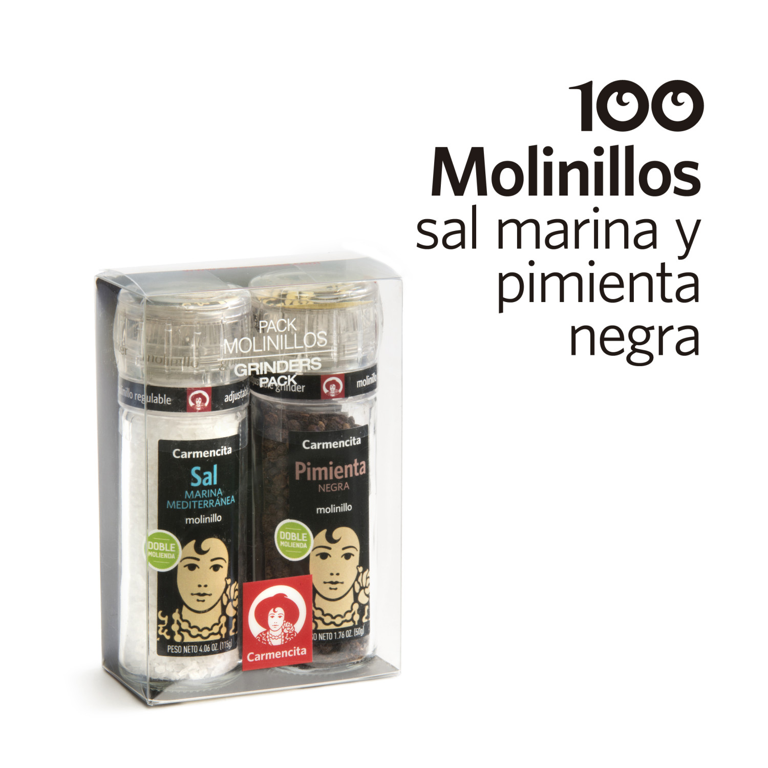 Pimienta negra Maldon Molinillo