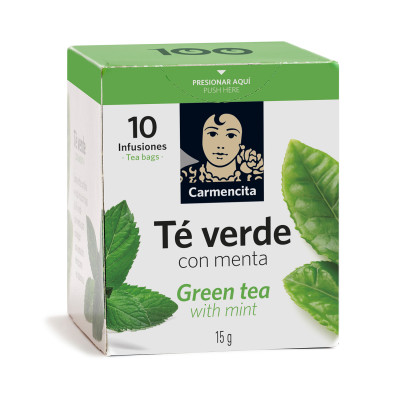 Té verde con menta