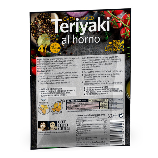 Teriyaki al horno