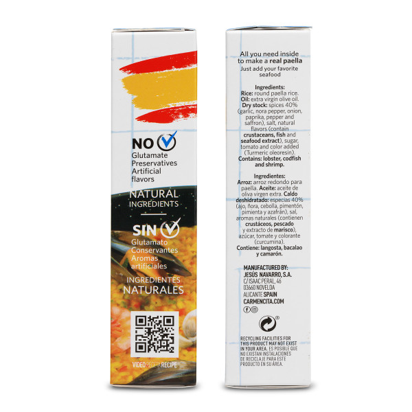 Paella kit marisco estuche - 2 raciones
