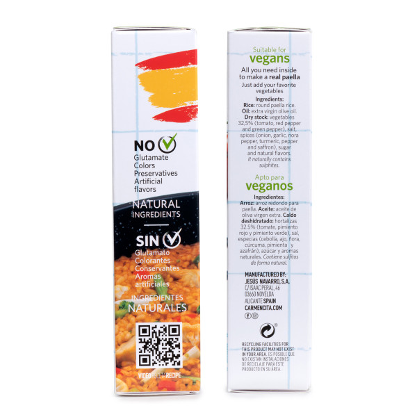 Paella kit verdura estuche - 2 raciones