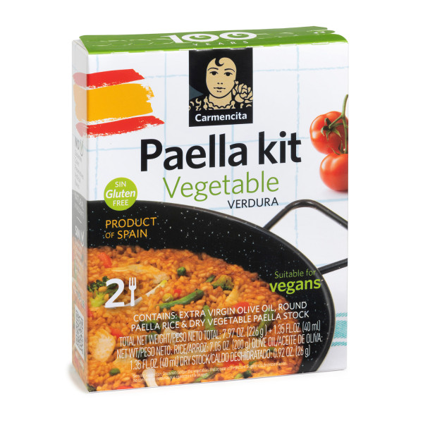 Paella kit verdura paella esmaltada -...