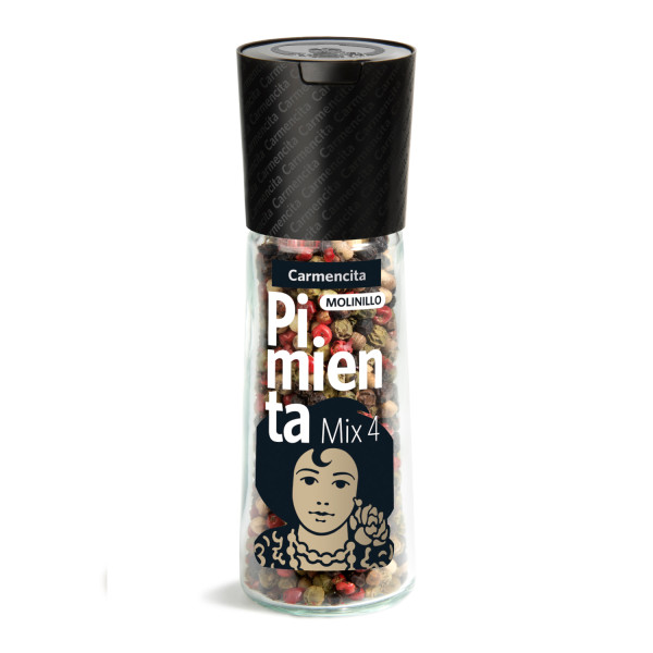 Molinillos mix 4 pimientas y sal rosa...