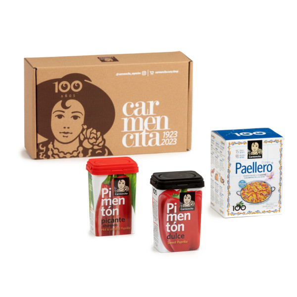 Paellero y pimentón pack