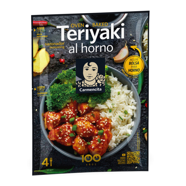 Pack teriyaki al horno