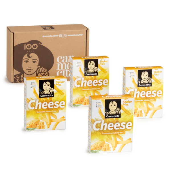 Pack cheese shaker fries