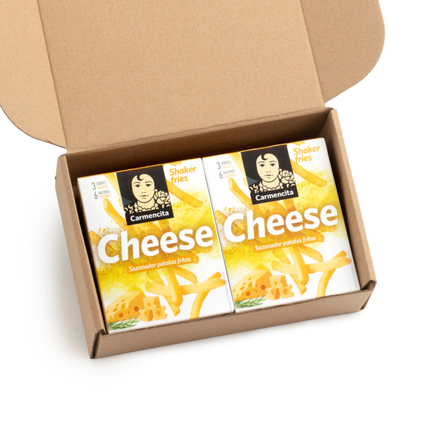 Pack cheese shaker fries