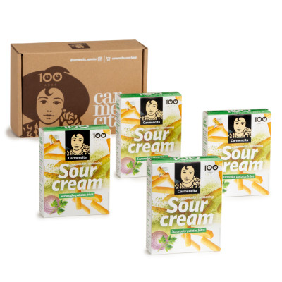 Pack sour cream shaker fries