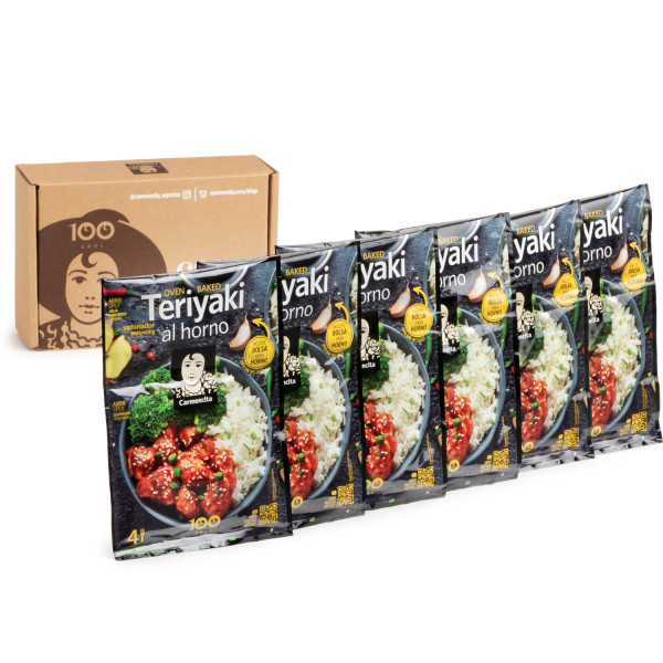 Pack teriyaki al horno