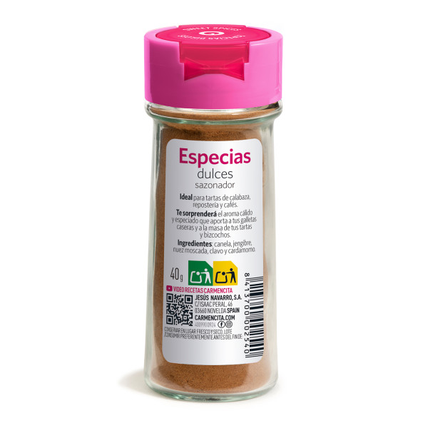 Especias dulces