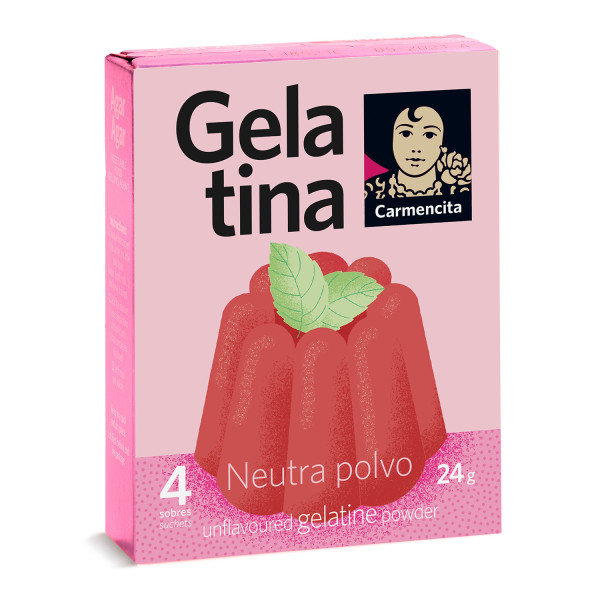 Gelatina neutra en polvo