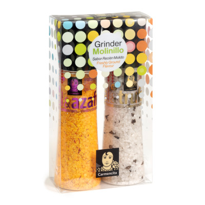 Molinillos sal azafrán y...