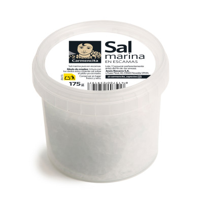 Sal marina escamas