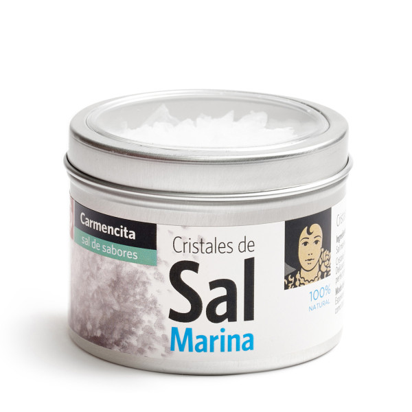 Cristales de sal marina